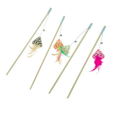 Игрушка для котов Удочка с сизалевой игрушкой и перьями Imac Fishing Rod Sisal & Feather Игрушка для котов Удочка с сизалевой игрушкой и перьями Imac Fishing Rod Sisal & Feather