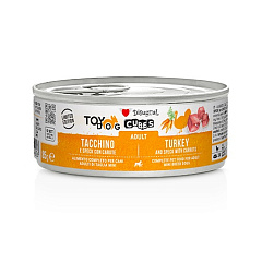 Безглютенова консерва для собак маленьких порід Індичка з Беконом та Морквою Disugual TOYDog Cubes 92% Adult Turkey, Speck & Carrots Безглютенова консерва для собак маленьких порід Індичка з Беконом та Морквою Disugual TOYDog Cubes 92% Adult Turkey, Speck & Carrots