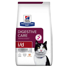 Сухий лікувальний корм з куркою для котів при розладах травлення Hill's Prescription Diet i/d Digestive Care