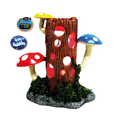 Светодиодный декор с диффузором для аквариума Мухоморы Toadstools LED & Bubbles Aqua Ornaments Nobby