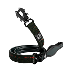 Твидовый поводок с рывковым замком для собак с чувствительной кожей BullyBillows Tweed Combat Lead Твидовый поводок с рывковым замком для собак с чувствительной кожей BullyBillows Tweed Combat Lead