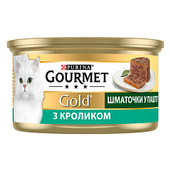 Консерва для котов Кусочки в Паштете з Кроликом Purina Gourmet Gold Pieces in Pate Rabbit Консерва для котов Кусочки в Паштете з Кроликом Purina Gourmet Gold Pieces in Pate Rabbit