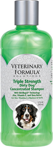 Концентрированный шампунь тройного действия для собак и котов SynergyLabs Veterinary Formula Triple Strength Dirty Dog Concentrated Shampoo