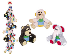 Мягкая игрушка для средних собак Display Обезьянка Слон Собачка с пищалкой Plush Nobby