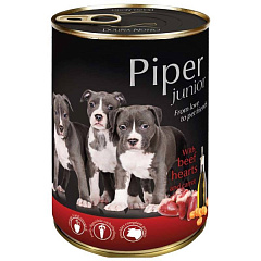 Консерва для цуценят з Яловичими Серцями та Морквою Dolina Noteci Piper Junior Beef Hearts & Carrot Консерва для цуценят з Яловичими Серцями та Морквою Dolina Noteci Piper Junior Beef Hearts & Carrot