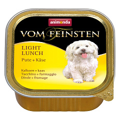 Консерва з індичкою та сиром для собак схильних до повноти Animonda Vom Feinsten Light Lunch Turkey Cheese