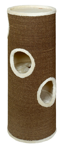 Когтеточка-домик трехэтажный для кошек Dasha III Nobby