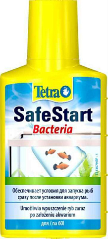 Засіб для підготовки води для миттєвого запуску акваріума Tetra SafeStart Bacteria Засіб для підготовки води для миттєвого запуску акваріума Tetra SafeStart Bacteria