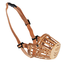 Регулируемый классический намордник-корзинка для собак Standart Muzzle Nobby