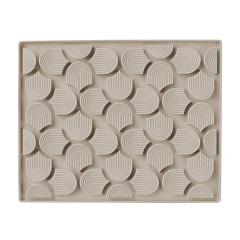 Силіконовий килимок для годування собак та котів Піщана Ніжність FuzzYard Life Hide & Treat Mat Sandstone