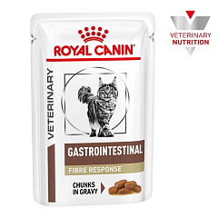 Влажный лечебный корм для кошек при острых и хронических запорах Royal Canin Veterinary Gastrointestinal Fibre Response s/o index