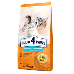 Сухой корм для котов с чувствительным пищеварением с Курицей Club 4 Paws Premium Sensitive Digestion Сухой корм для котов с чувствительным пищеварением с Курицей Club 4 Paws Premium Sensitive Digestion