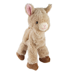М'яка іграшка для собак Плюшева Альпака з внутрішньою мотузкою Alpaca Plush & Rope Nobby