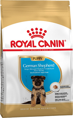 Сухой корм для щенков породы Немецкая Овчарка в возрасте до 15 месяцев Royal Canin German Shepherd Puppy 