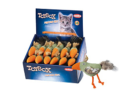 Игрушка для котов ToyBox Попугай с Мататаби и колокольчиком Matatabi Nobby Игрушка для котов ToyBox Попугай с Мататаби и колокольчиком Matatabi Nobby