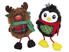 Іграшка для кішок ToyBox Різдвяні Олень та Пінгвін Christmas Catnip Nobby