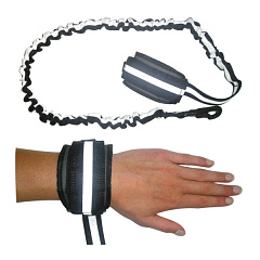 Светоотражающий амортизирующий наручный поводок для бега с собакой Free Hands Elastic Wrist Training Leash Nobby