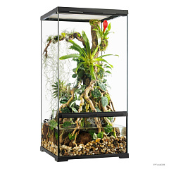 Стеклянный вертикальный террариум с палюдариумом 45 x 45 x 90 см Exo Terra Pro Paludarium Small X-Tall PT4406