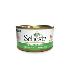 Консерва для котов в возрасте от 1 года Куриное филе в желе Schesir Adult Cat Chicken Fillets in Jelly Консерва для котов в возрасте от 1 года Куриное филе в желе Schesir Adult Cat Chicken Fillets in Jelly