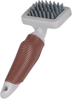 Ергономічна розчіска з гумовими зубцями для короткошерстих собак та котів Comb Rubber Starline Nobby Ергономічна розчіска з гумовими зубцями для короткошерстих собак та котів Comb Rubber Starline Nobby