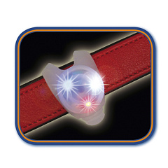 Светодиодный кулон-зажим на ошейник или шлею Starlight Multi Light Nobby