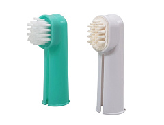 Набор пальчиковых зубных щеток для собак и котов Finger Toothbrush Nobby