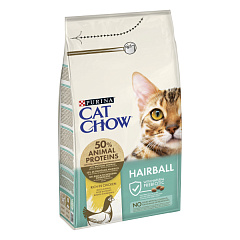 Сухой корм для кошек для выведения комков шерсти Cat Chow Hairball Control