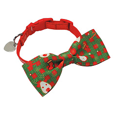 Новогодний ошейник для собак Бабочка с Оленем Reindeer Classic Collar Xmas Nobby