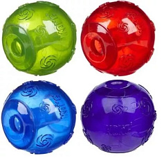 Іграшка для собак Міцний М'яч з пищалкою KONG Squeezz Ball Assorted