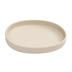Силіконова миска для комфорту вусів котів Піщана Ніжність FuzzYard Life Flat Silicone Cat Feeder Sandstone 