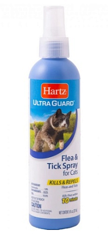 Cпрей против блох и клещей для кошек Hartz Ultra Guard