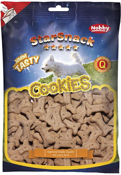 Натуральні ласощі для собак Печиво кісточки з Ягням та Рисом Nobby StarSnack Cookies Lamb & Rice