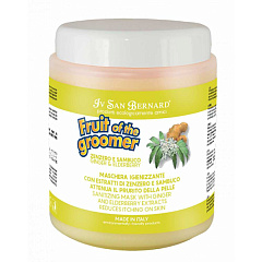 Дезинфицирующая маска для собак и котов Бузина и Имбирь Iv San Bernard Fruit of the Groomer Ginger & Elderberry Mask