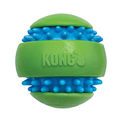 KONG Squeezz Goomz Ball Жувальна іграшка для собак М'яч з пищалкою для чистки зубів