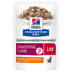 Вологий лікувальний корм з куркою для котів при розладах травлення Hill's Prescription Diet i/d Digestive Care Chicken Вологий лікувальний корм з куркою для котів при розладах травлення Hill's Prescription Diet i/d Digestive Care Chicken