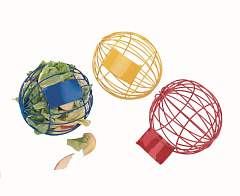 Шар для заправки фруктов и овощей для грызуна Play & Food Ball Nobby
