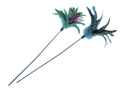 Игрушка для котов Дразнилочка Пёрышки Rod Feather Nobby