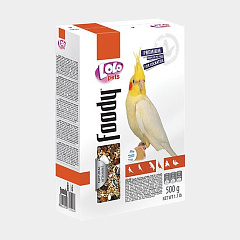 Полнорационный корм для корелл с натуральными витаминами LoLo Pets Foody Corella