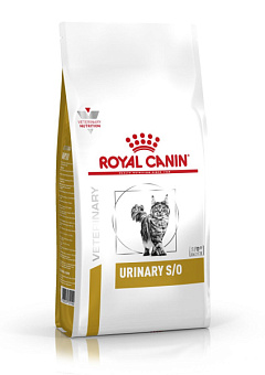 Сухий лікувальний корм для дорослих котів при захворюваннях нижніх сечовивідних шляхів Royal Canin Veterinary Urinary S/O 