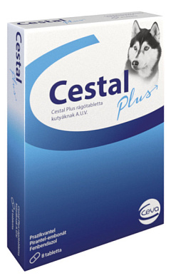 Антигельмінтний препарат широкого спектра дії для цуценят та дорослих собак Цестал Ceva Cestal Plus Puppies & Dogs