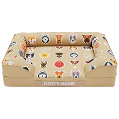 Ортопедична лежанка для собак зі знімним непромокальним чохлом BullyBillows Luxury Dog Bed Beige Edition
