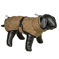 Утеплене стьобане світловідбиваюче пальто для собак на флісовій підкладці Yaka Dog Coat Nobby