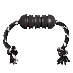 KONG Extreme Dental W/Rope Игрушка для чистки зубов собак Сверхпрочная Палочка с канатом