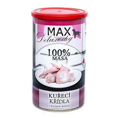 Консервоване м'ясо для собак Курячі Крильця FALCO MAX Deluxe Dog 100% Meat Chicken Wings