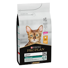 Сухой корм с курицей для поддержания здоровья почек взрослых котов Purina Pro Plan Renal Plus Adult 1+ Chicken