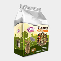 Ласощі для кроликів Трав'яна Суміш LoLo Pets Bloomy Rabbit Herbal Mix