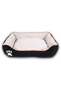 Антискользящая лежанка з бортиками и двухсторонней подушкой для собак Lucy Jungo Pets