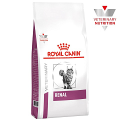 Сухой лечебный корм для взрослых кошек при заболеваниях почек Royal Canin Veterinary Renal