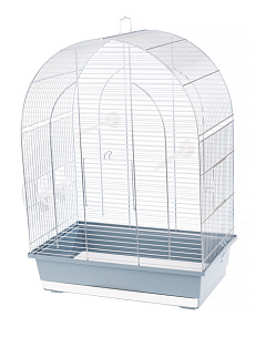 Клітина для канарки з жердинами, напувалками та годівницями Lusi 2 Zinc Р044 Inter-Zoo