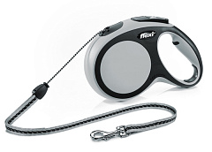 Поводок-рулетка для собак средних пород весом до 20 кг Flexi New Comfort M Cord трос 8 m